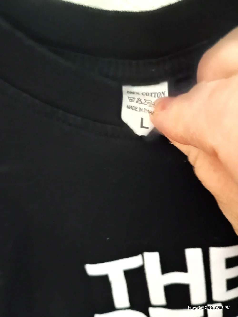 The North Face Black Logo Tee - Picture 3 of 4